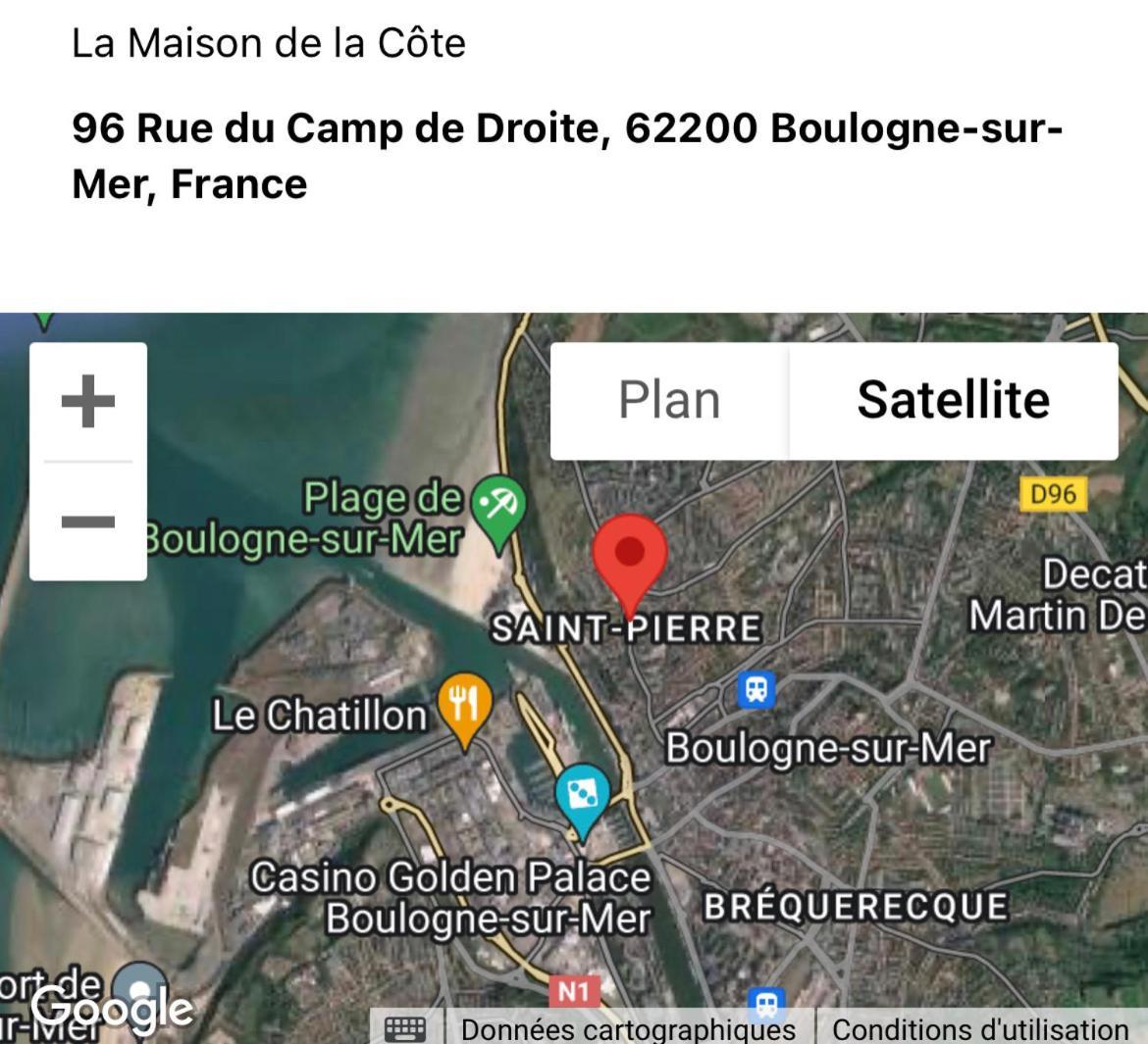 La Maison De La Cote Boulogne-sur-Mer Luaran gambar